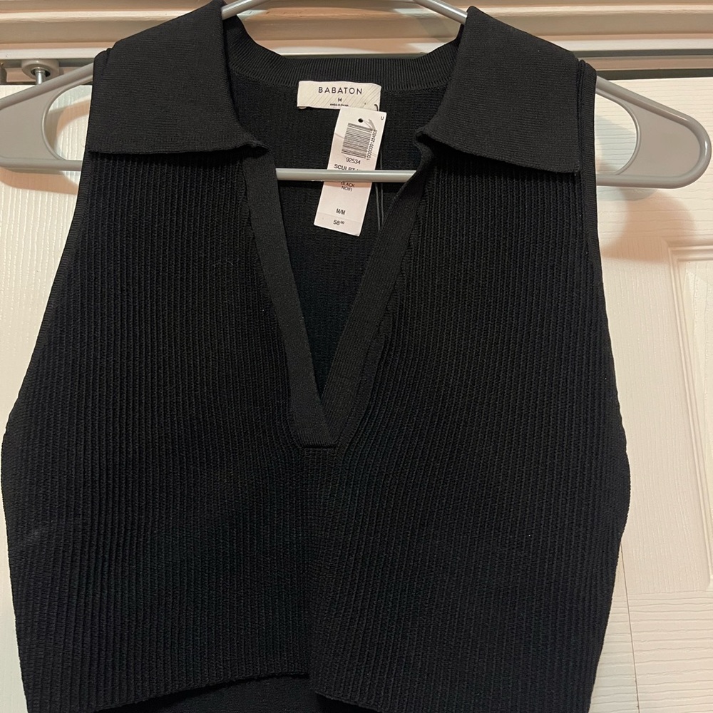 Aritzia Babaton sculpt knit polo